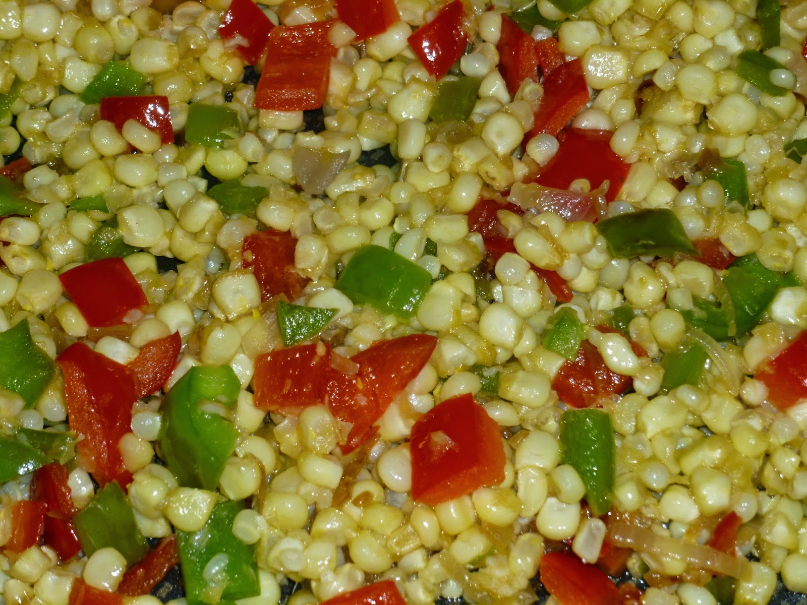 Keeping it Real with Joy Sauteed Corn with Peppers and Quinoa
