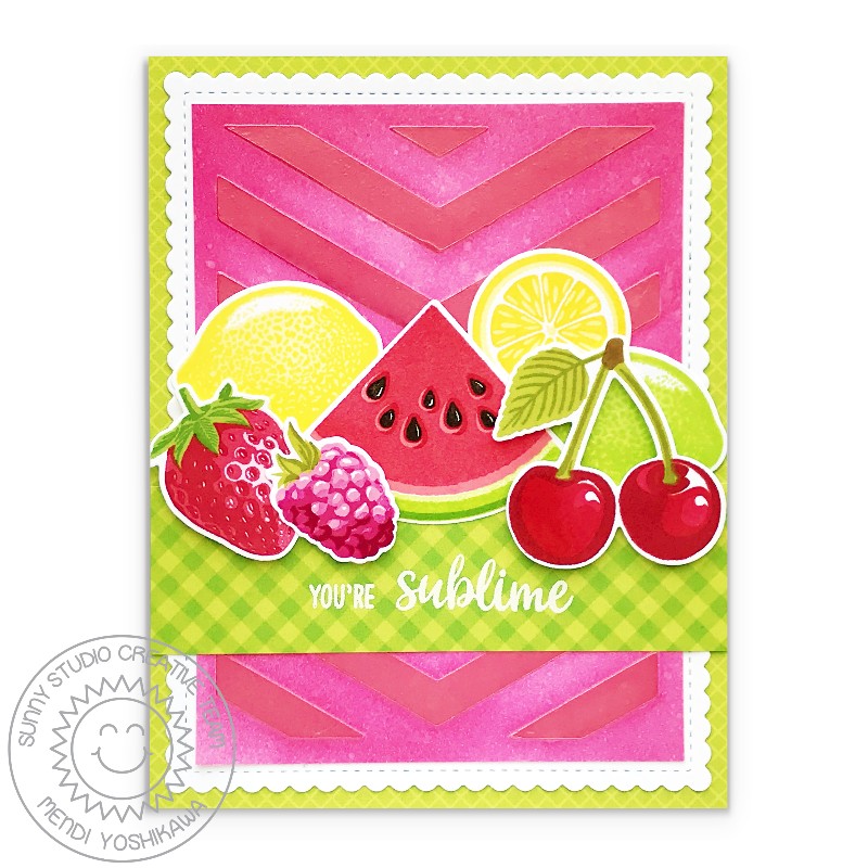Sunny Studio 4x6 Clear Layering Hawaiian Hibiscus Stamps - Sunny