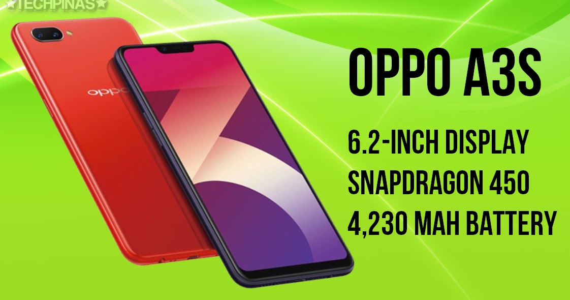 OPPO A3s Specs, Price, Key Features, Availability TechPinas