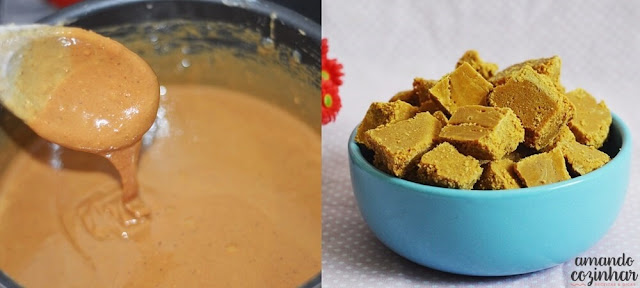 receita doce de leite de corte ou cocada de doce de leite fácil