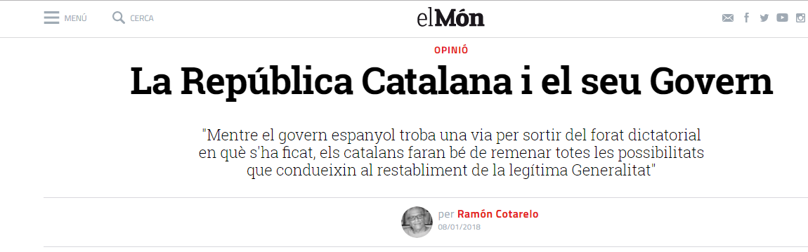 Palinuro El gobierno de la República Catalana