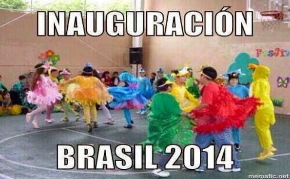 Humor Inauguración mundial Brasil 2014
