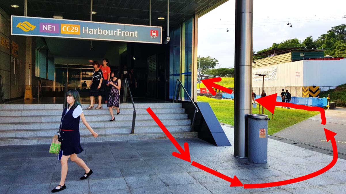 Harbourfront Mrt Station Map Southern Ridges - Getting There. Map, Bus. Attractions: Henderson Waves,  Mount Faber, Alexandra Arch (Bridge)