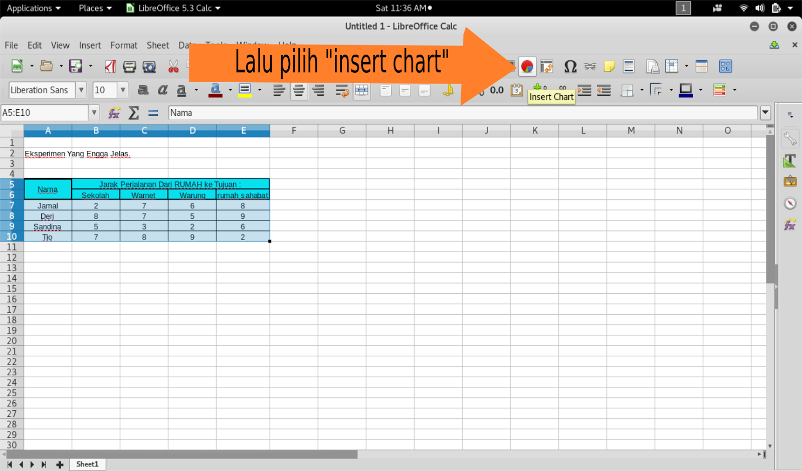 Cara Membuat Diagram Panah Di Excel