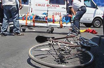 “Guarura” de Seguridad Pública atropella a ciclista en camino a ceremonia oficial, victima fallece en el acto