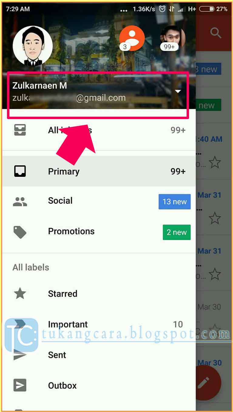 Cara Buka Email Gmail Lewat HP Android Dengan Google Mail App