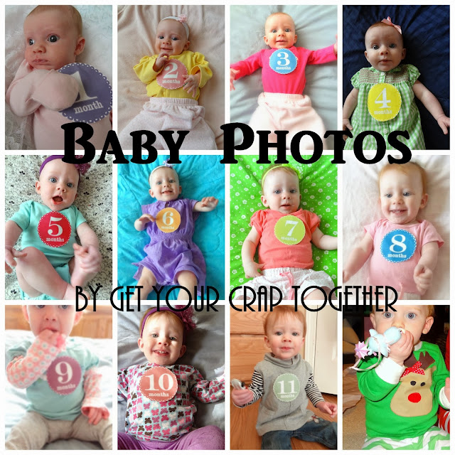 Baby Photos & FREE Monthly Baby Stickers