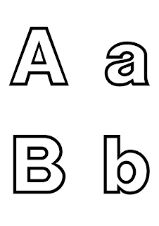 litera a b do druku