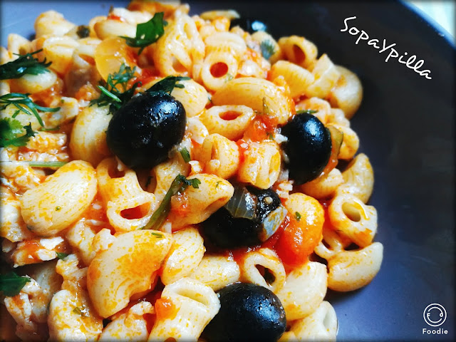 Pasta Con Pescado A La Portuguesa #cocinasdelmundo
