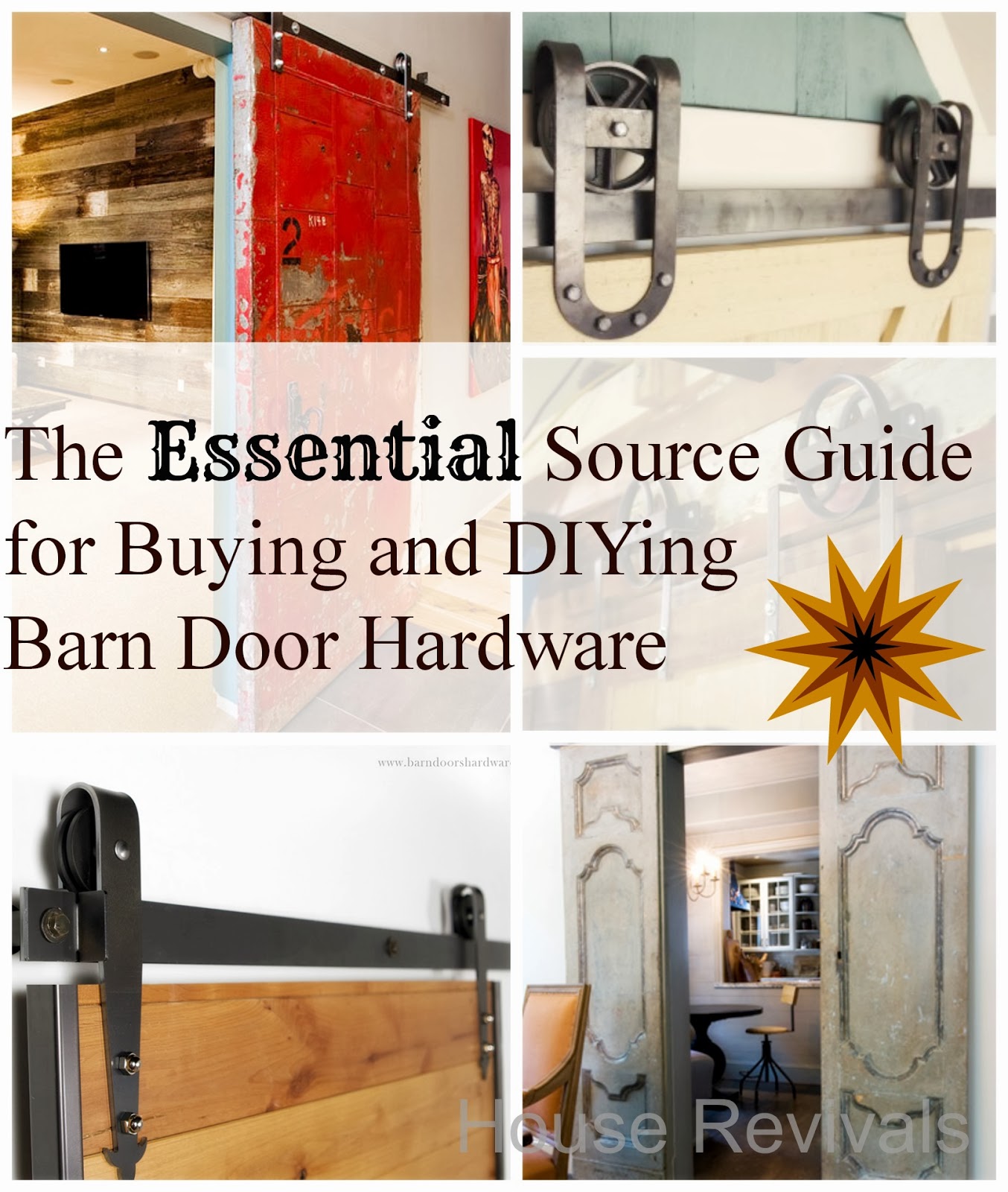 There is lots of great information on barn doors out there, so we have