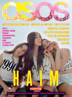 ... HAIM covers the June 2013 cover of ASOS Magazine | The Cryptic Beauty