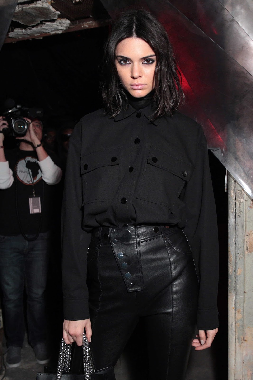 Lovely Ladies in Leather: Kendall Jenner in leather pants
