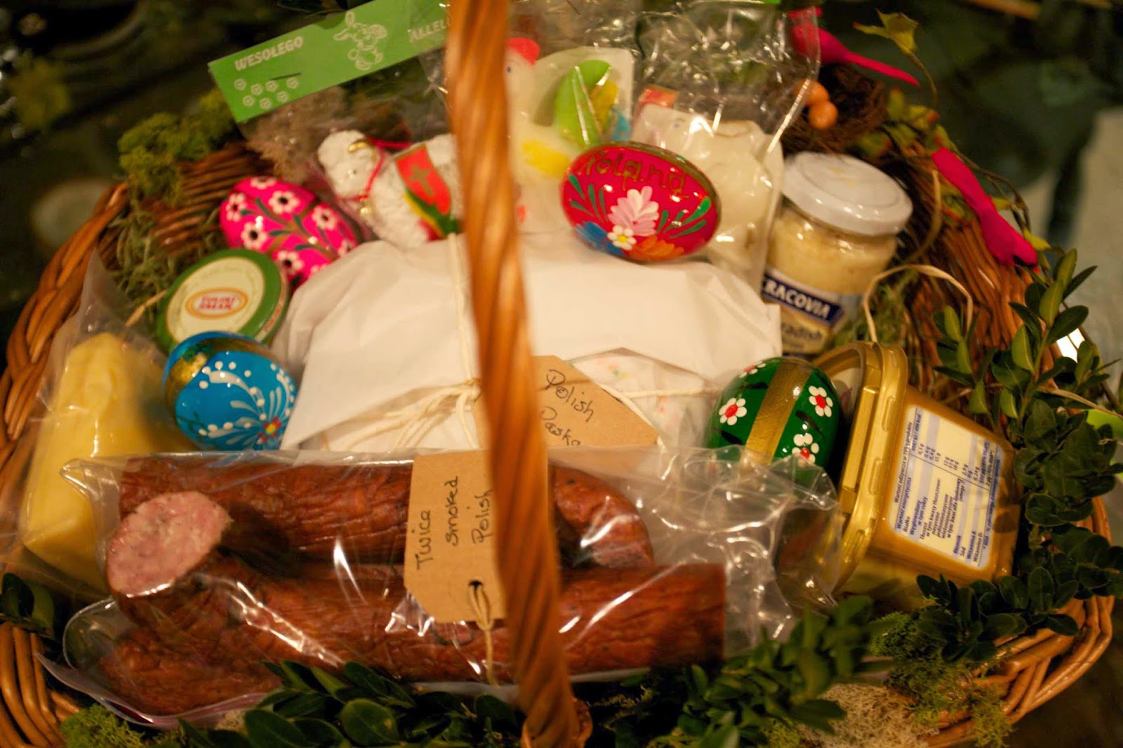 A Traditional Polish Easter Basket