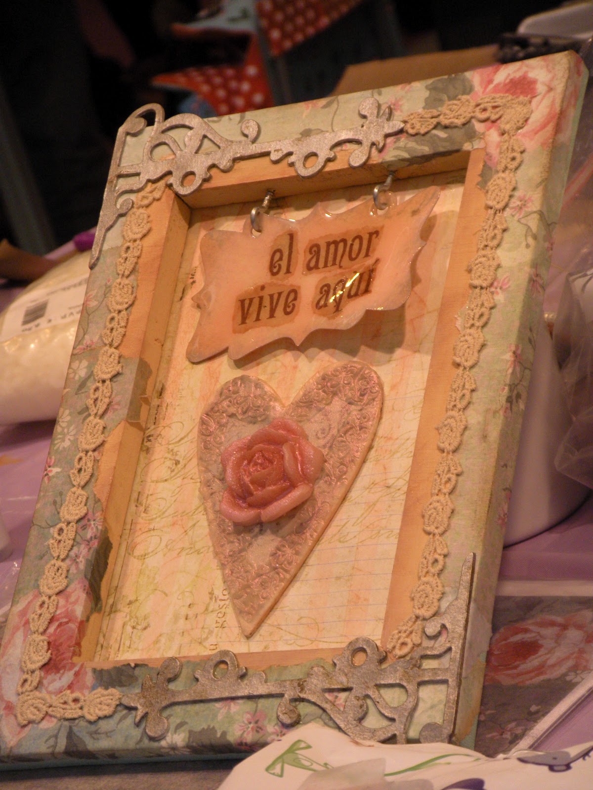 Scrapbook en Feria Creativa Zaragoza 2012 *El amor vive aquí*