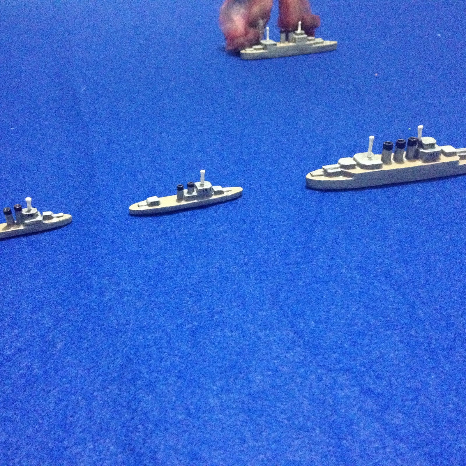 Grid based wargaming but not always 6x6 Challenge WW2 Naval games 5 and 6