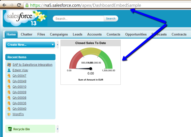 How to Embed a Standard Salesforce Dashboard into a Visualforce Page