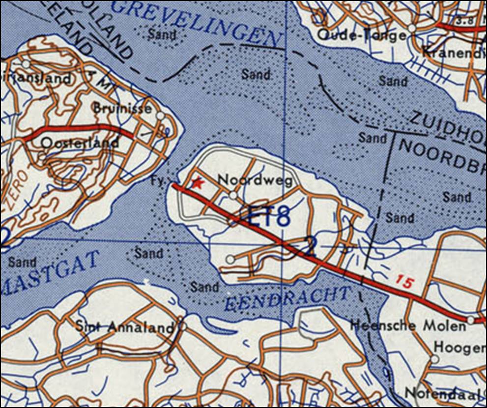Kaart Zeeland SintPhilipsland Vakantie Zeeland