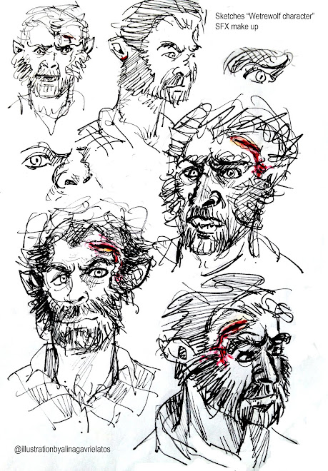 Werewolf Character Design SFX Make Up