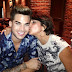 2014-07-11 Candid: Adam Lambert with his Mom