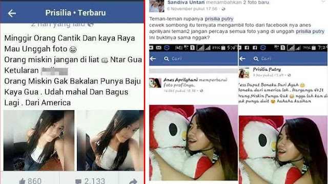 Diserbu Netizen, Akun Facebook Wanita Ini Sebut Orang Miskin dan Ngaku Bajunya 67 Juta Diserbu Netizen, Akun Facebook Wanita Ini Sebut Orang Miskin dan Ngaku Bajunya 67 Juta