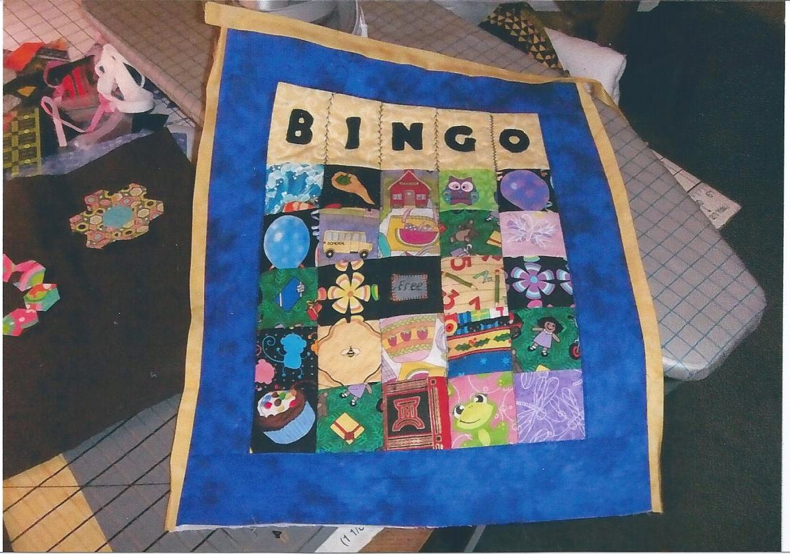Quilting With CharBee Bingo Card Quilt