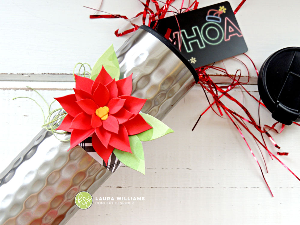 lauralooloo: Make a Festive Coffee Cup Wrap {Simple gift idea!}