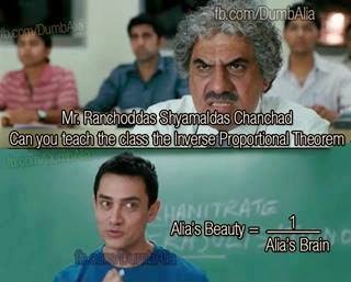 entertaintment : Alia bhatt’s jokes and memes gone viral in social medias