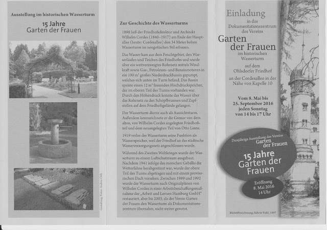 Friedhofsfreunde 15 Jahre Garten der Frauen in Ohlsdorf