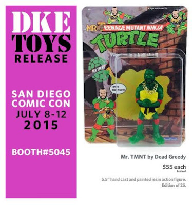 San Diego Comic-Con 2015 Exclusive Mr. TMNT Kitbashed Bootleg Resin Figure by Dead Greedy