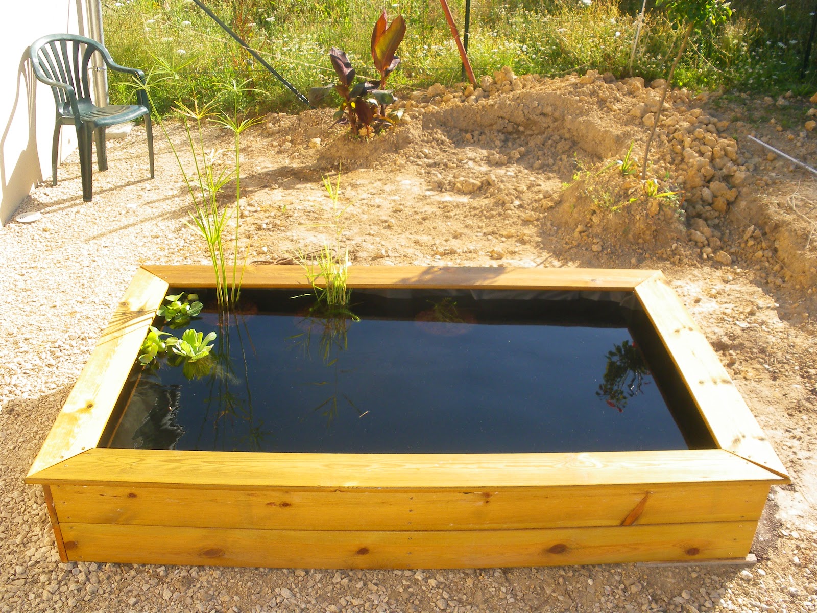 Jardin aux quatre saisons: D'un bac à sable à un bassin