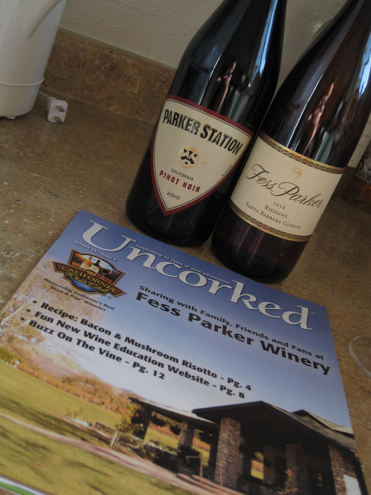 Beau's Barrel Room Wine Club Review California Wine Club Sends Fess Parker Wines