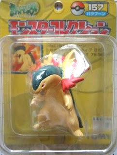 Typhlosion figure Tomy Monster Collection yellow package series