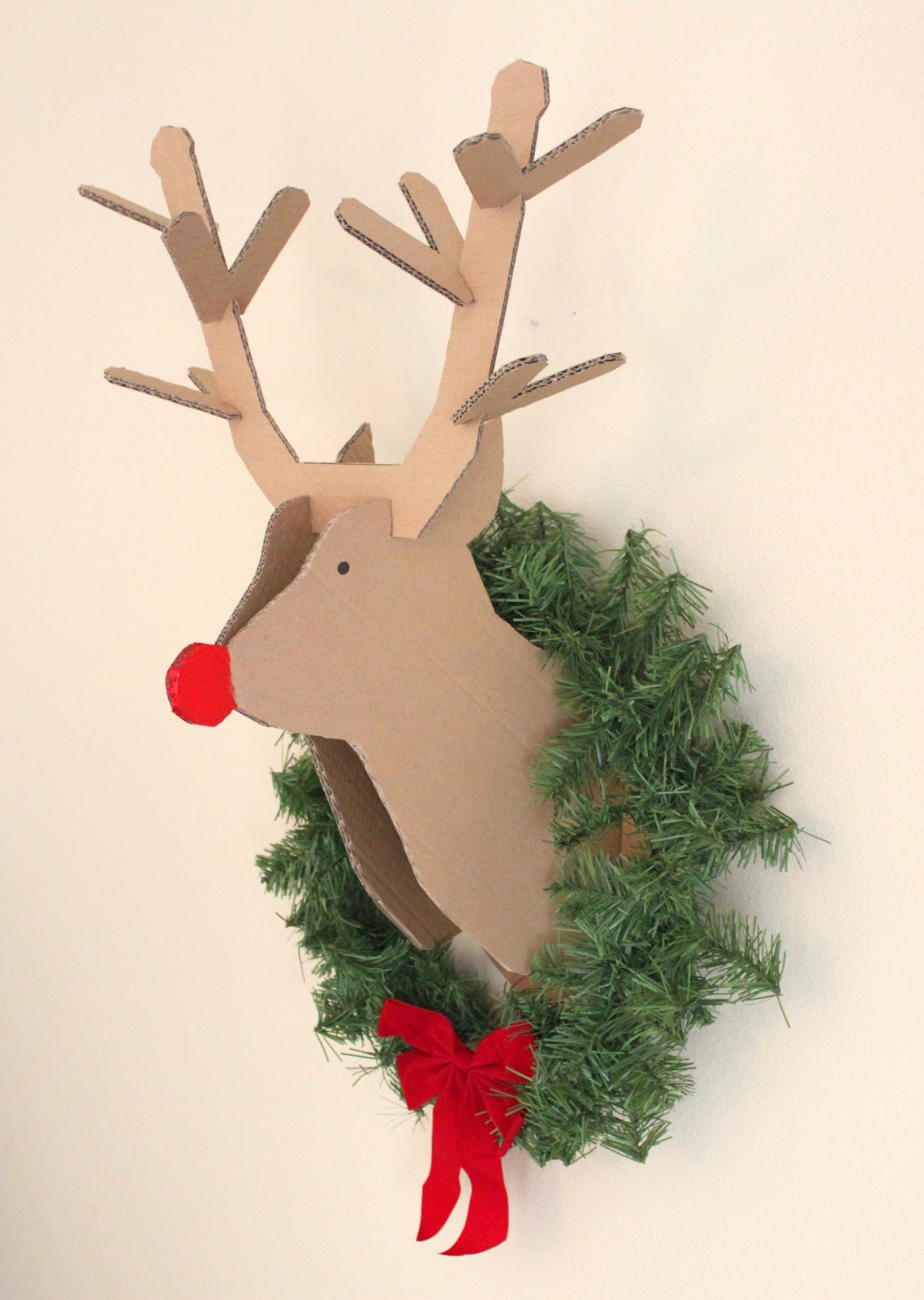 creatively christy: DIY Cardboard Reindeer
