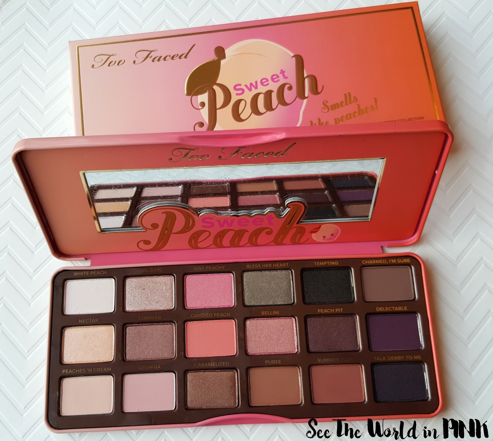 Too Faced Sweet Peach Palette Review, Swatches and Makeup Looks