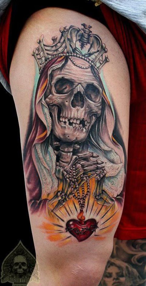 Tatuajes archivos Imágenes de la Santa Muerte