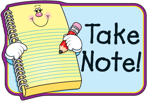 Image result for notes reading clipart
