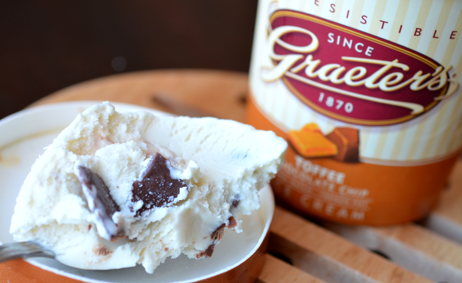 food and ice cream recipes REVIEW Graeter's Toffee Chocolate Chip