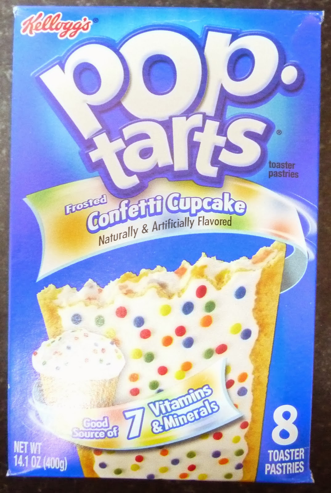 Something to look forward to Kellogg's Pop Tarts Frosted confetti cupcake