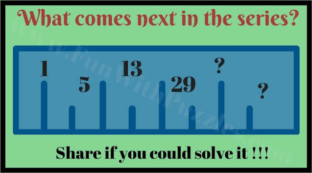 1 5 13 29 42 ? ?. What comes next in this Maths Series?