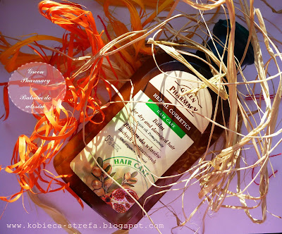 Elfa Pharm - Green Pharmacy - Balsam do włosów suchych i zniszczonych - olej arganowy i granat