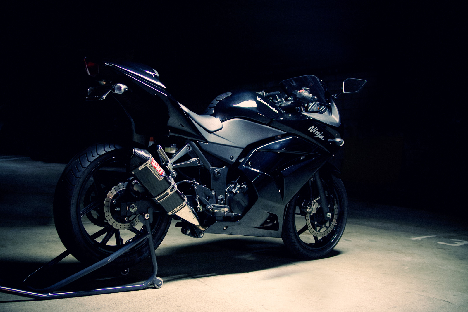 Fast Bikes Online Kawasaki  Ninja  250R Black 