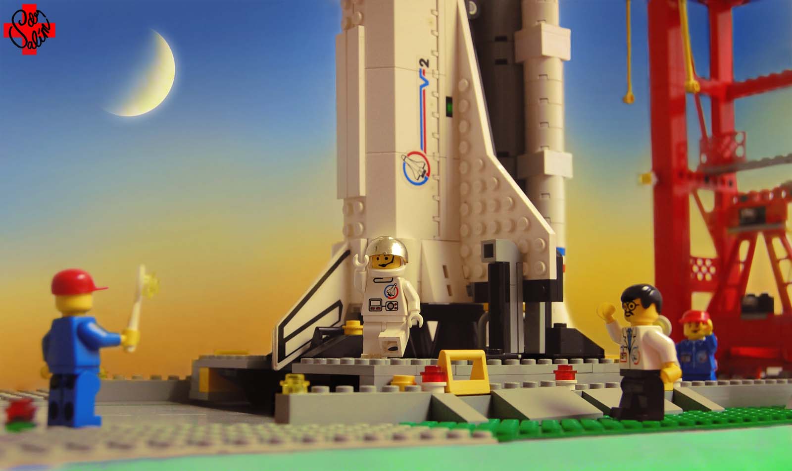 Dr. Salim go blog! Lego Space Port Launch Pad 6339