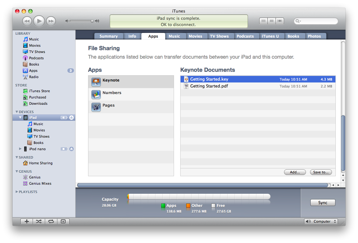 Shared file download