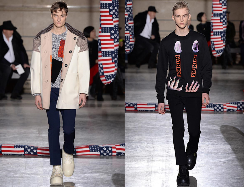RAF SIMONS/STERLING RUBY AW 2014 Men's collection 