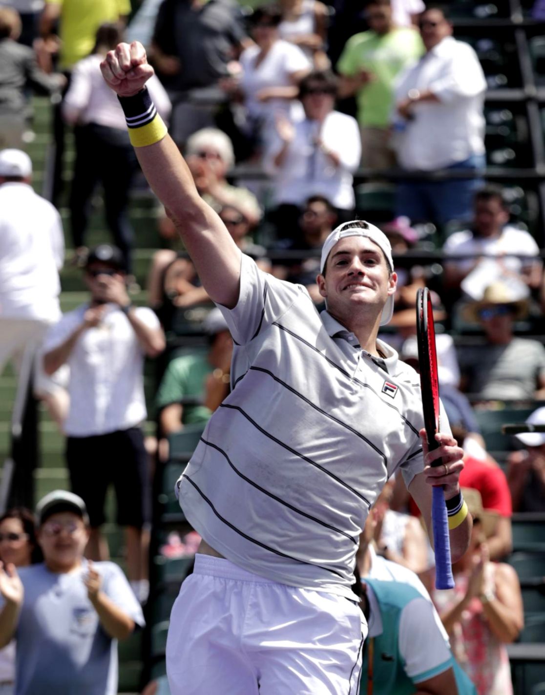 John Isner beats third ranked Marin Cilic in Miami Open