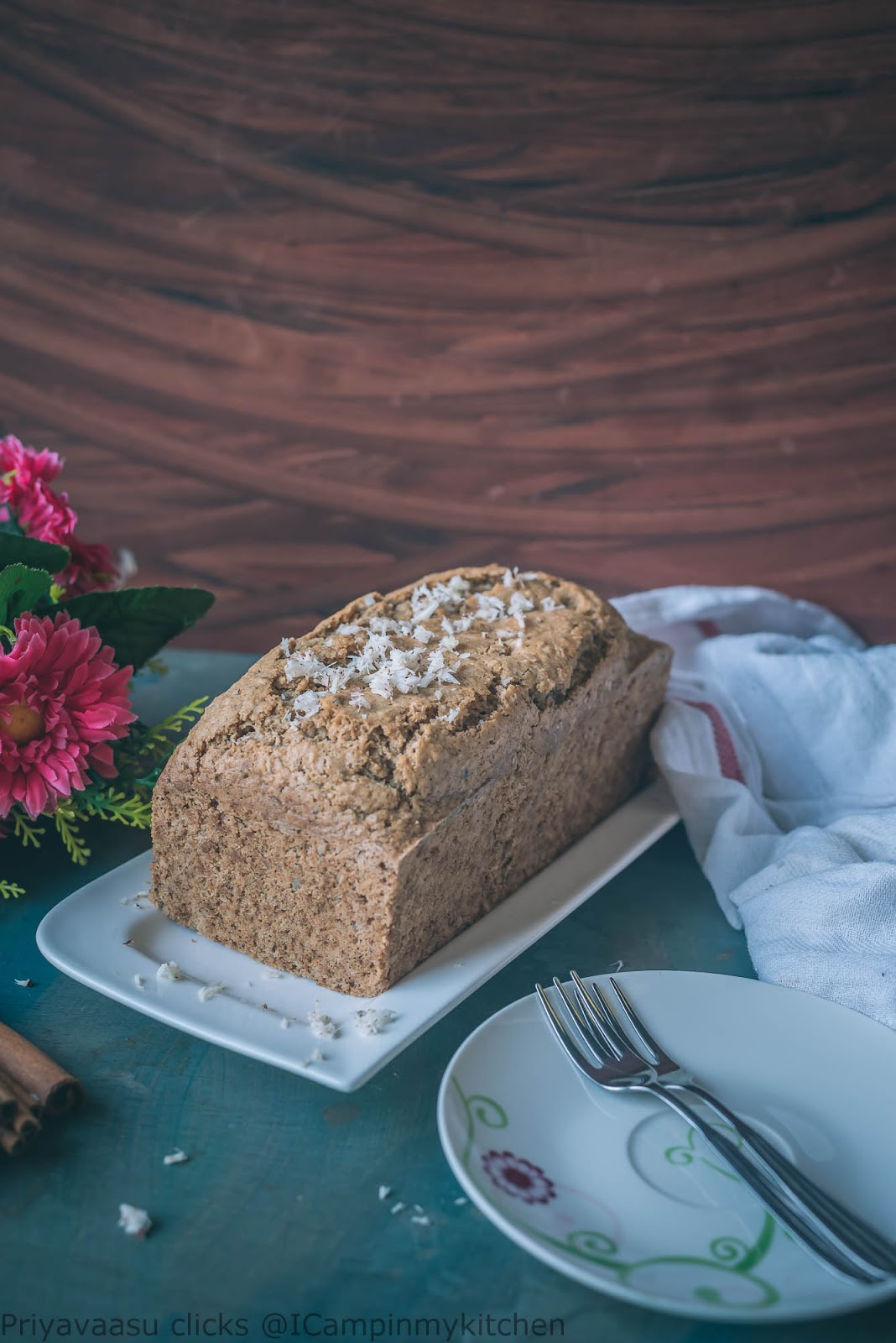 Caribbean coconut quick bread ~ I Camp in my Kitchen