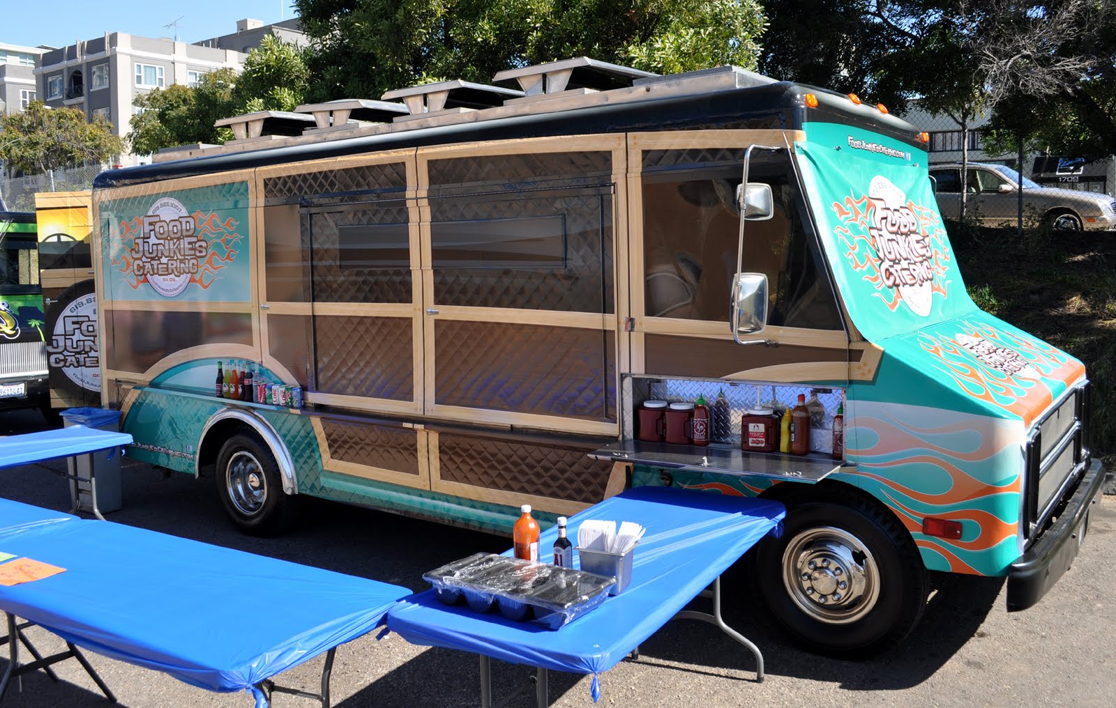 Just A Car Guy The gourmet food trucks were gathered to add to the