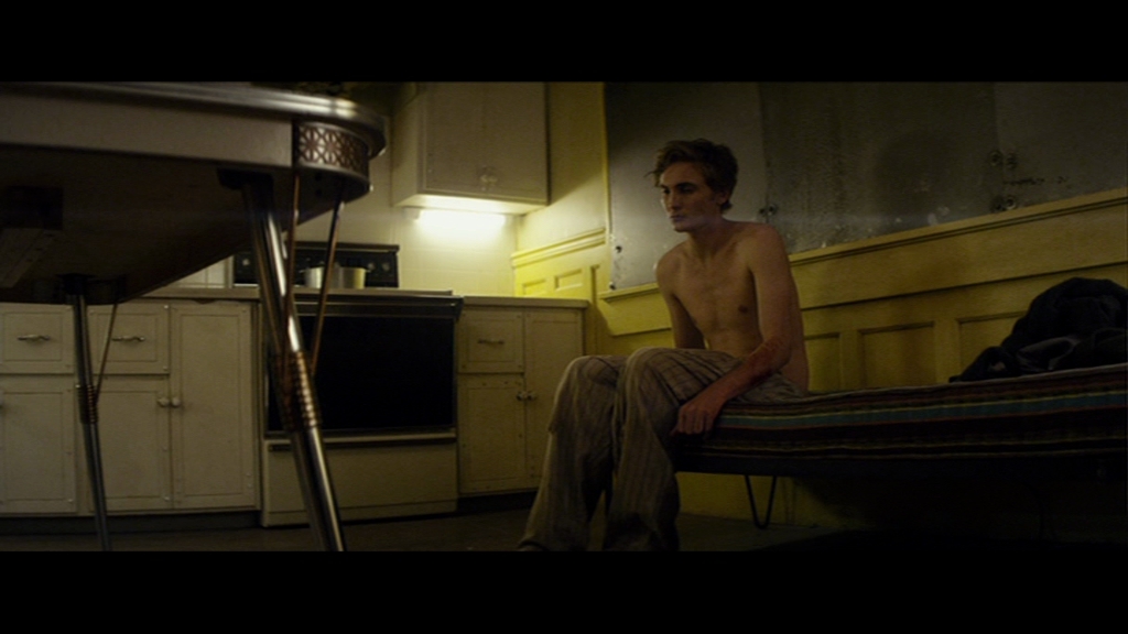 Eamon Farren - Shirtless & Barefoot in "Chained" .