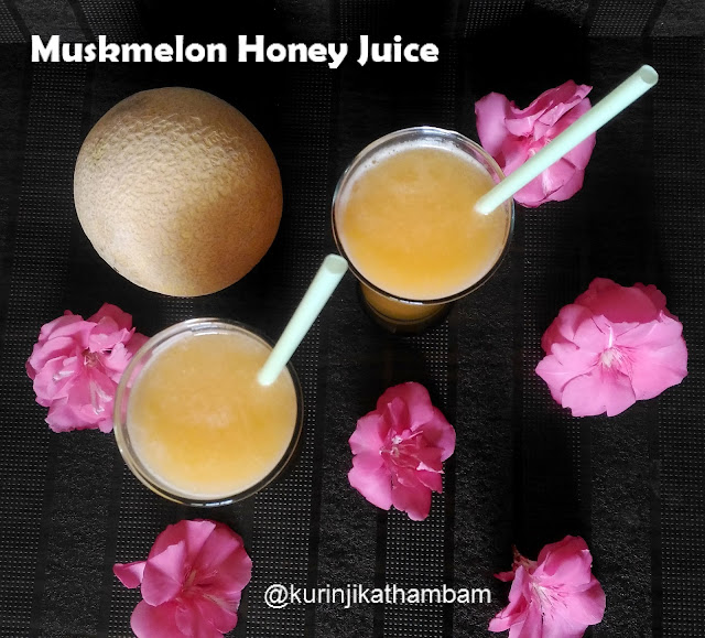 Cantaloupe/Muskmelon Honey Juice Recipe Kurinji Kathambam