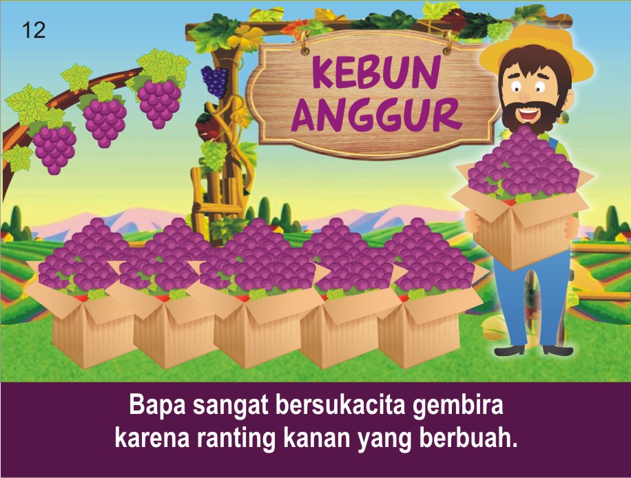 Komik Alkitab Anak: Yesus Pokok Anggur